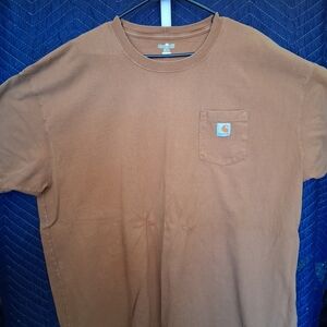 Carhartt Men's Brown Pocket T-Shirt